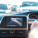 Rearview backup camera in vehicle